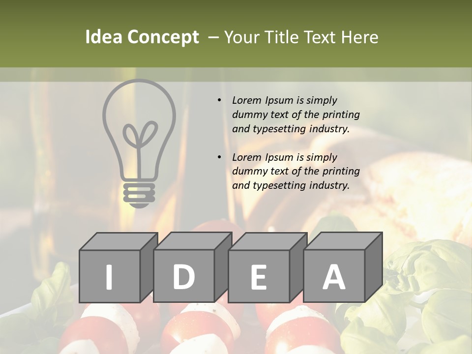 Teller Sommer Weiss PowerPoint Template