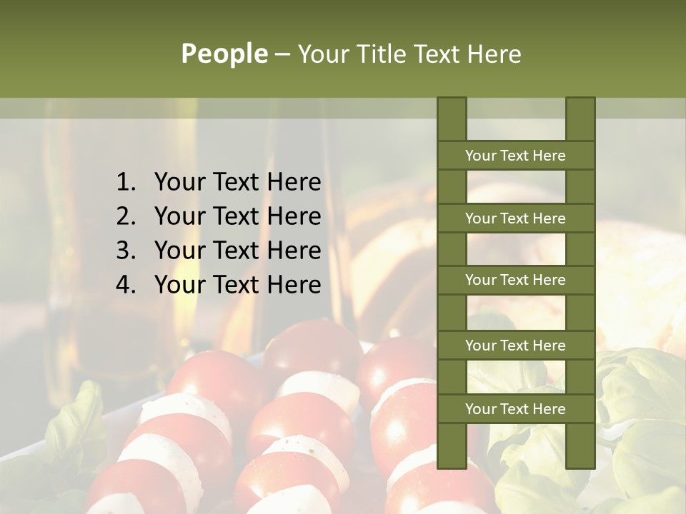 Teller Sommer Weiss PowerPoint Template