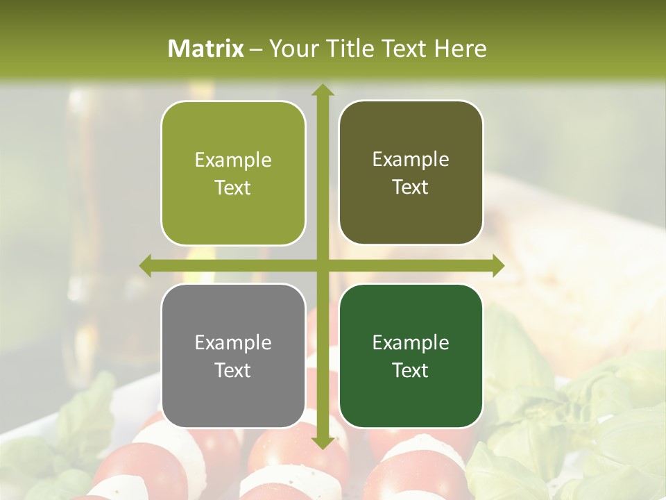 Vegetarisch Lecker Antipasto PowerPoint Template