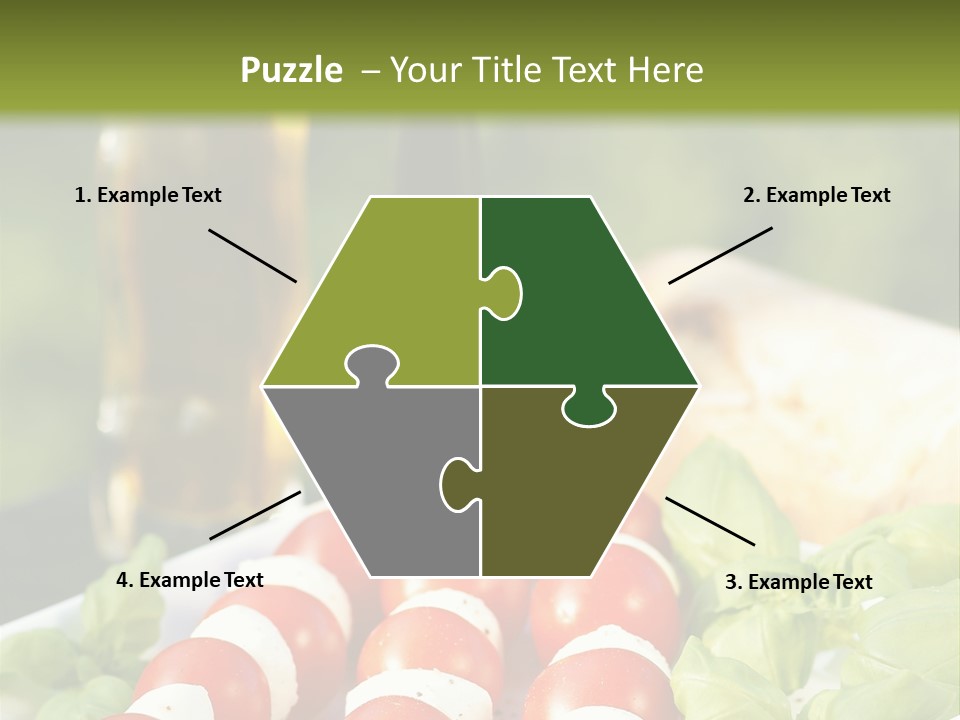 Vegetarisch Lecker Antipasto PowerPoint Template