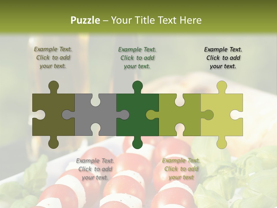 Vegetarisch Lecker Antipasto PowerPoint Template