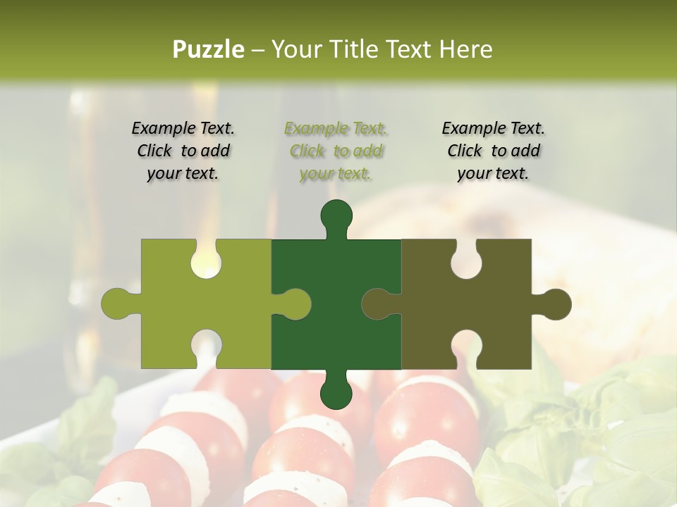 Vegetarisch Lecker Antipasto PowerPoint Template