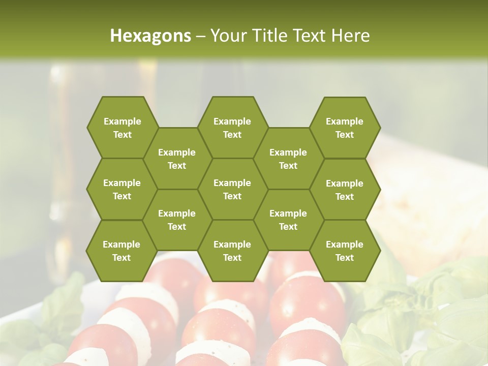 Vegetarisch Lecker Antipasto PowerPoint Template