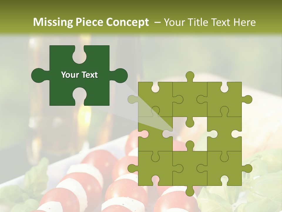 Vegetarisch Lecker Antipasto PowerPoint Template