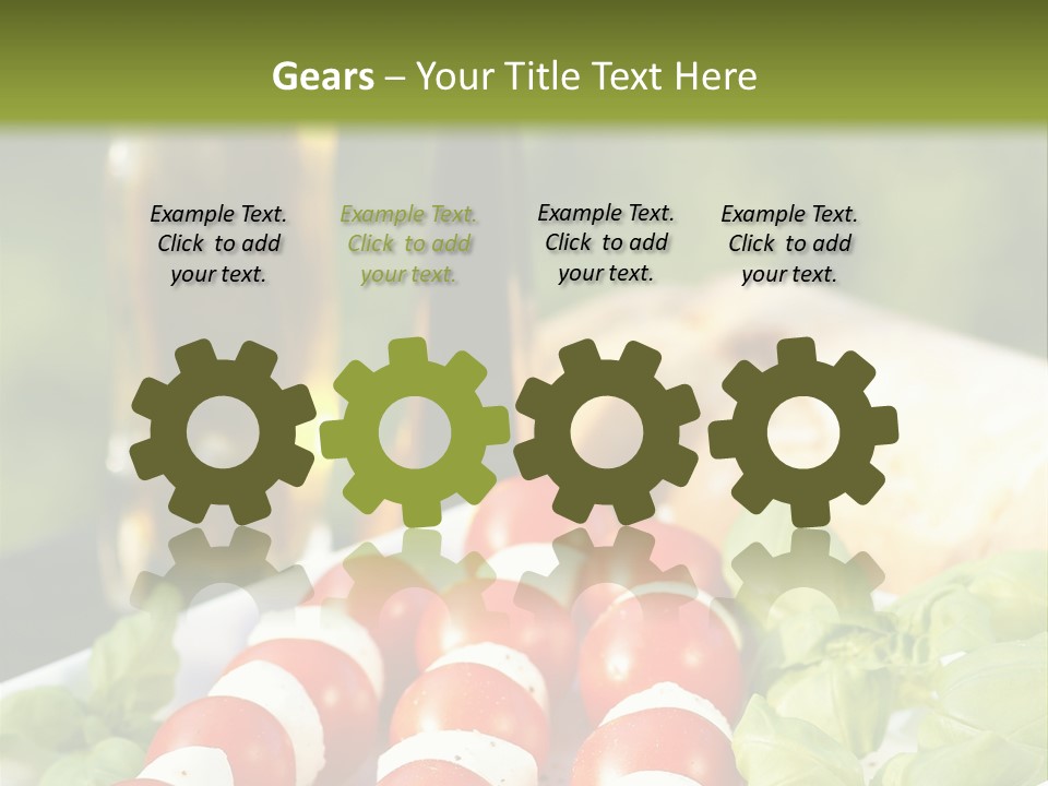 Vegetarisch Lecker Antipasto PowerPoint Template