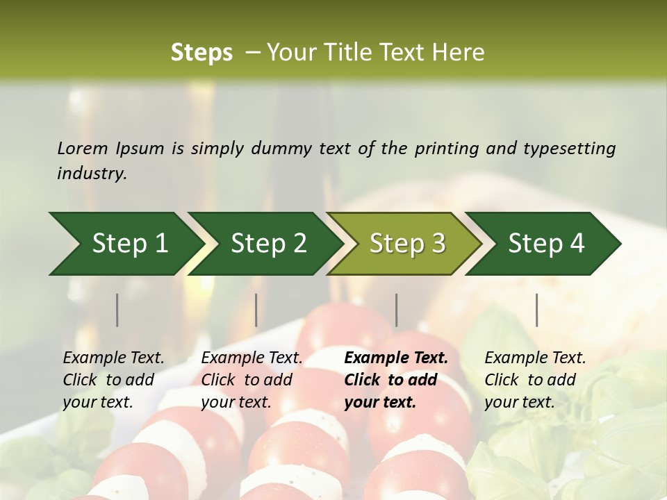 Vegetarisch Lecker Antipasto PowerPoint Template