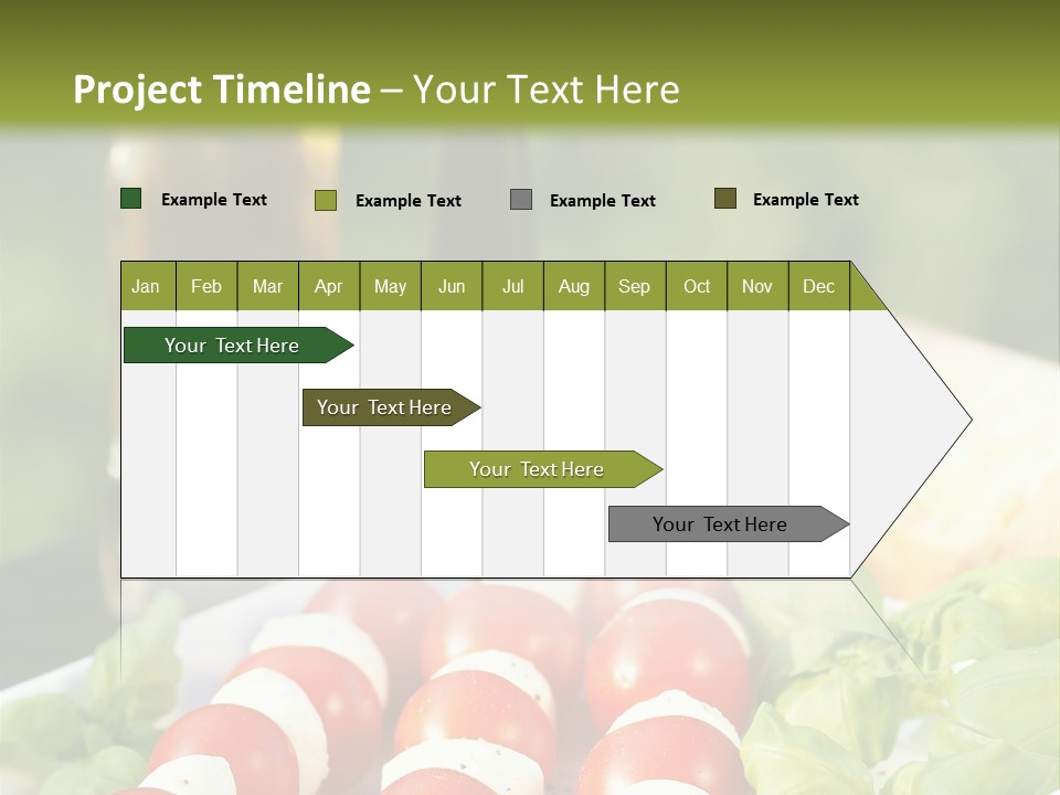 Vegetarisch Lecker Antipasto PowerPoint Template
