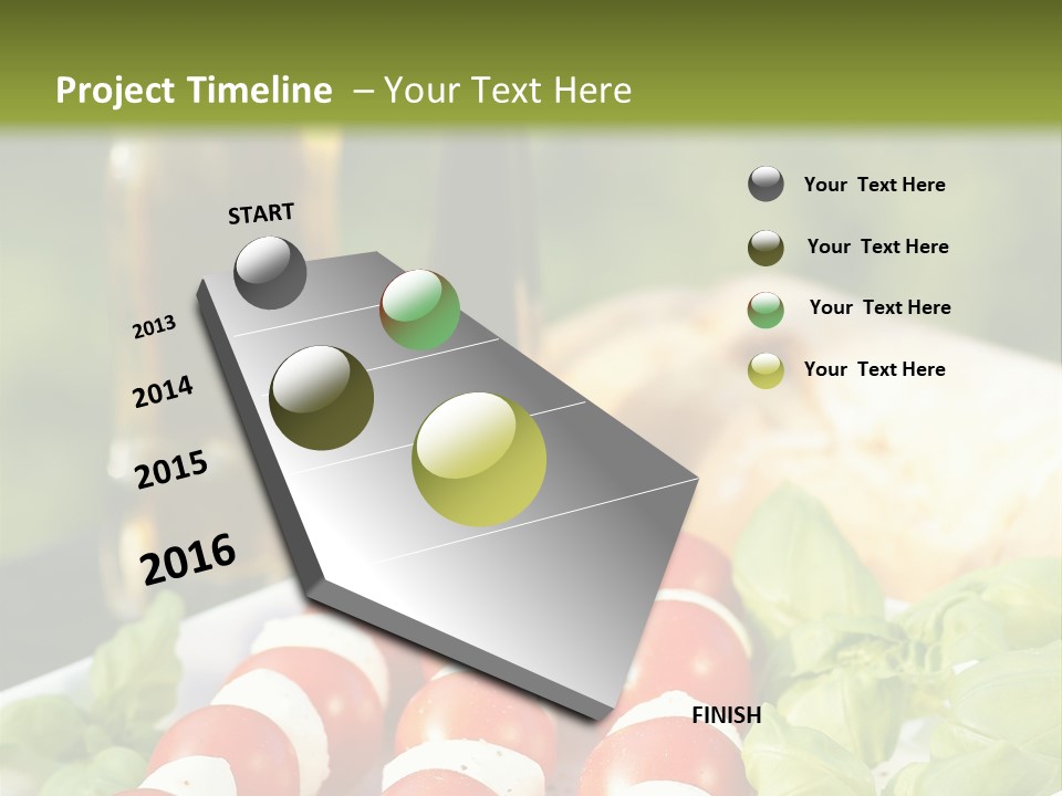 Vegetarisch Lecker Antipasto PowerPoint Template