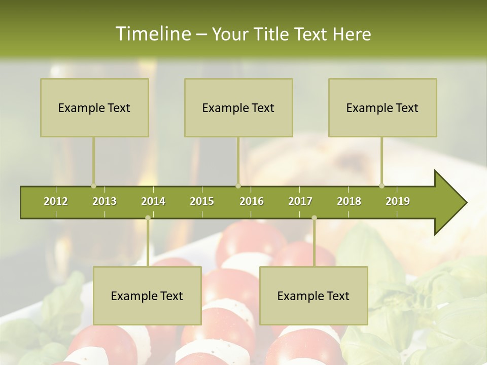 Vegetarisch Lecker Antipasto PowerPoint Template