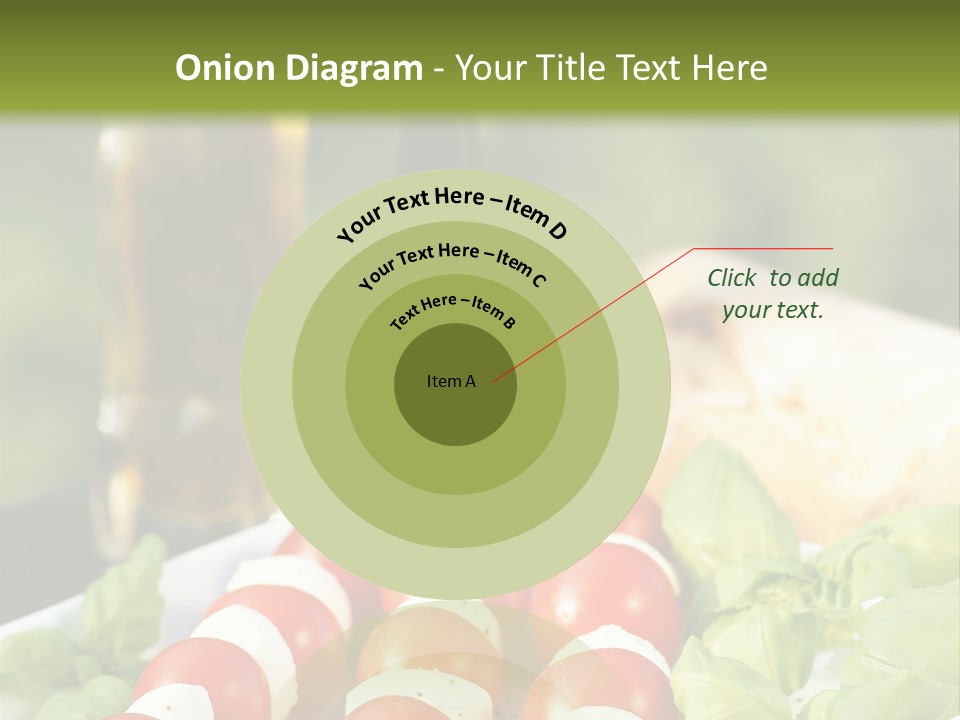 Vegetarisch Lecker Antipasto PowerPoint Template