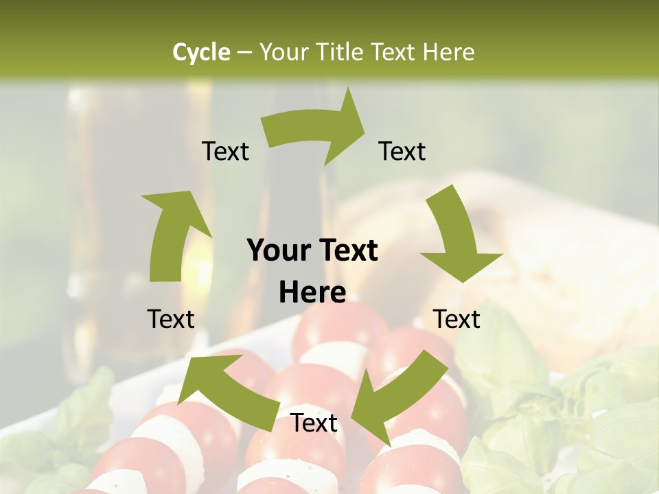 Vegetarisch Lecker Antipasto PowerPoint Template