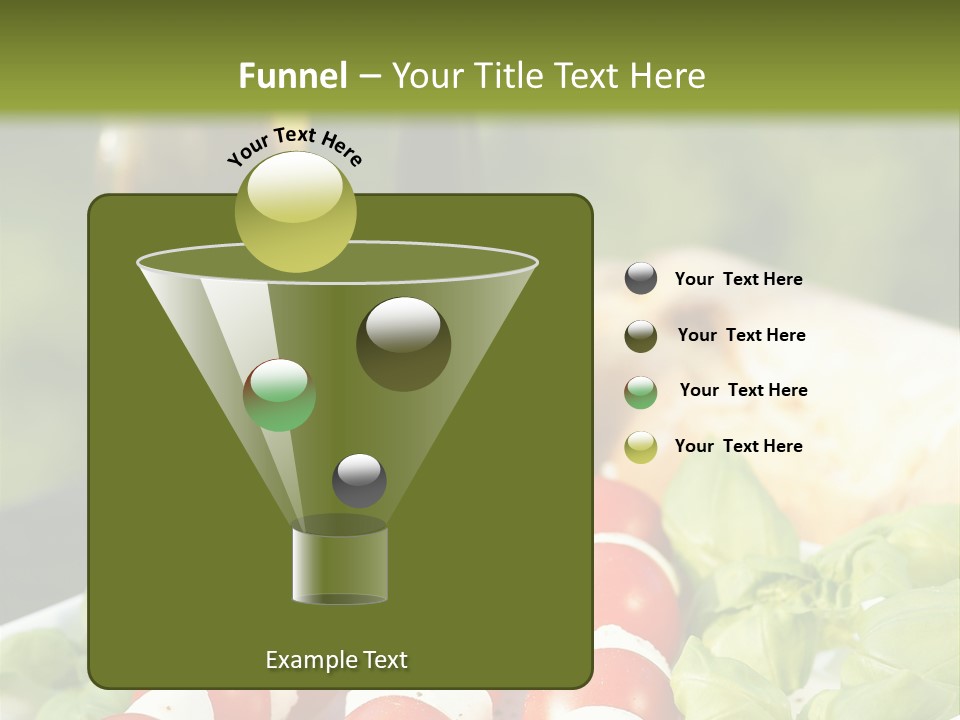 Vegetarisch Lecker Antipasto PowerPoint Template