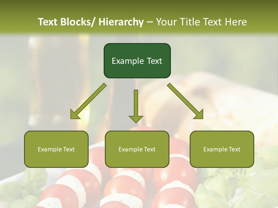 Vegetarisch Lecker Antipasto PowerPoint Template