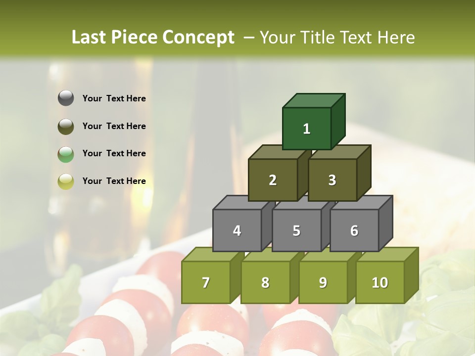 Vegetarisch Lecker Antipasto PowerPoint Template