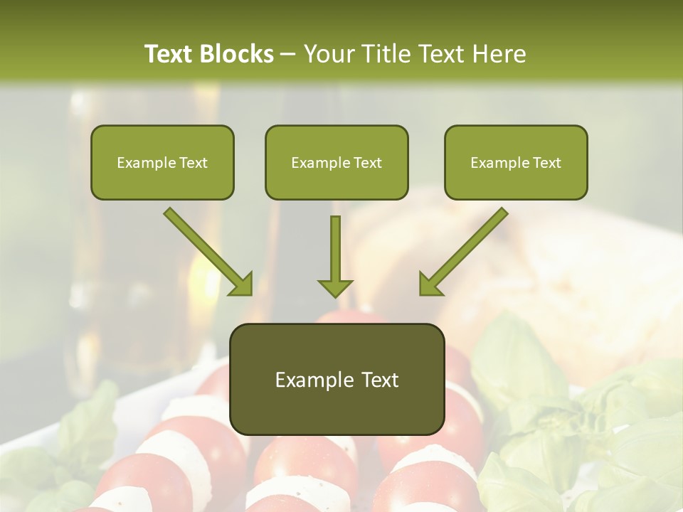 Vegetarisch Lecker Antipasto PowerPoint Template