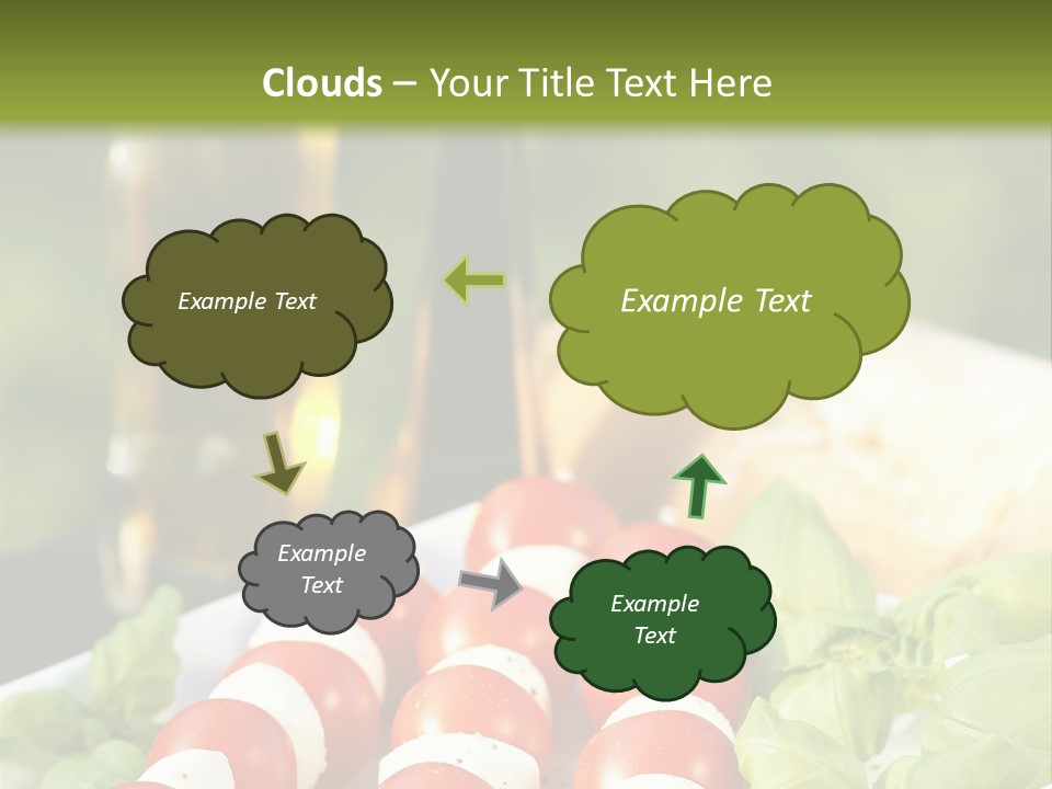 Vegetarisch Lecker Antipasto PowerPoint Template