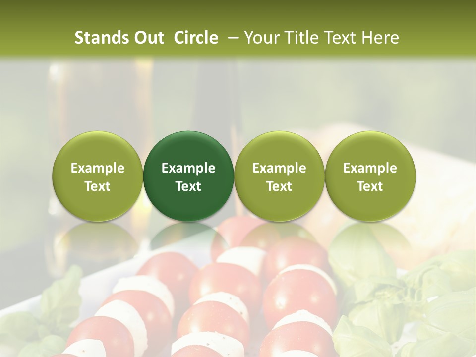 Vegetarisch Lecker Antipasto PowerPoint Template