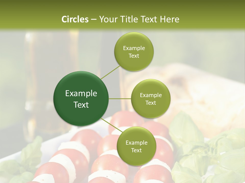 Vegetarisch Lecker Antipasto PowerPoint Template