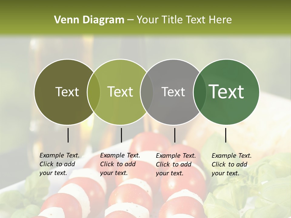 Vegetarisch Lecker Antipasto PowerPoint Template