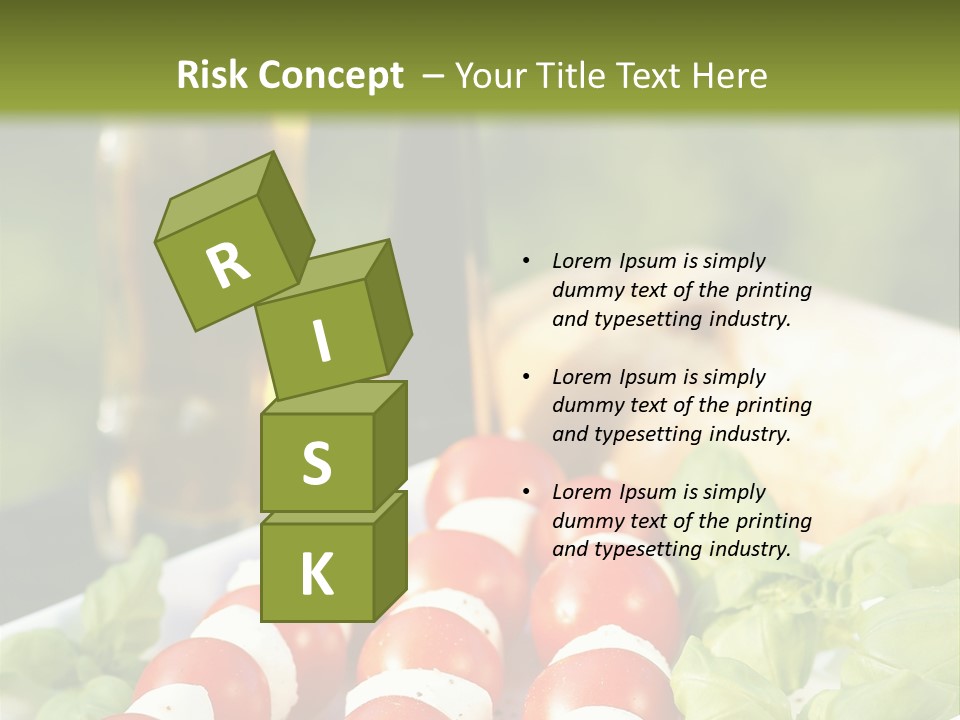 Vegetarisch Lecker Antipasto PowerPoint Template