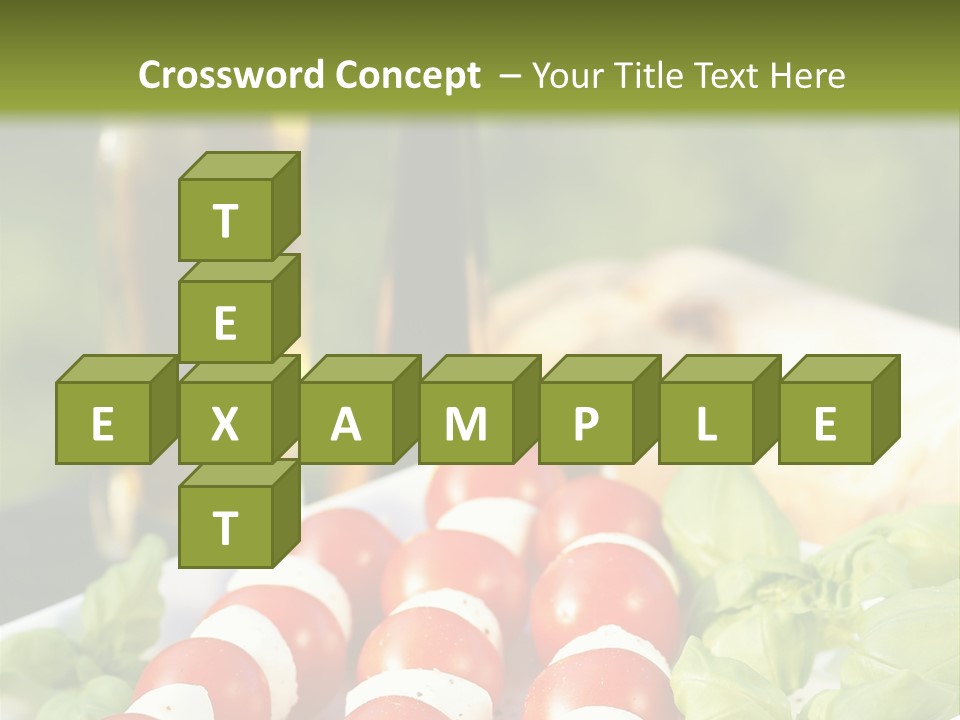 Vegetarisch Lecker Antipasto PowerPoint Template