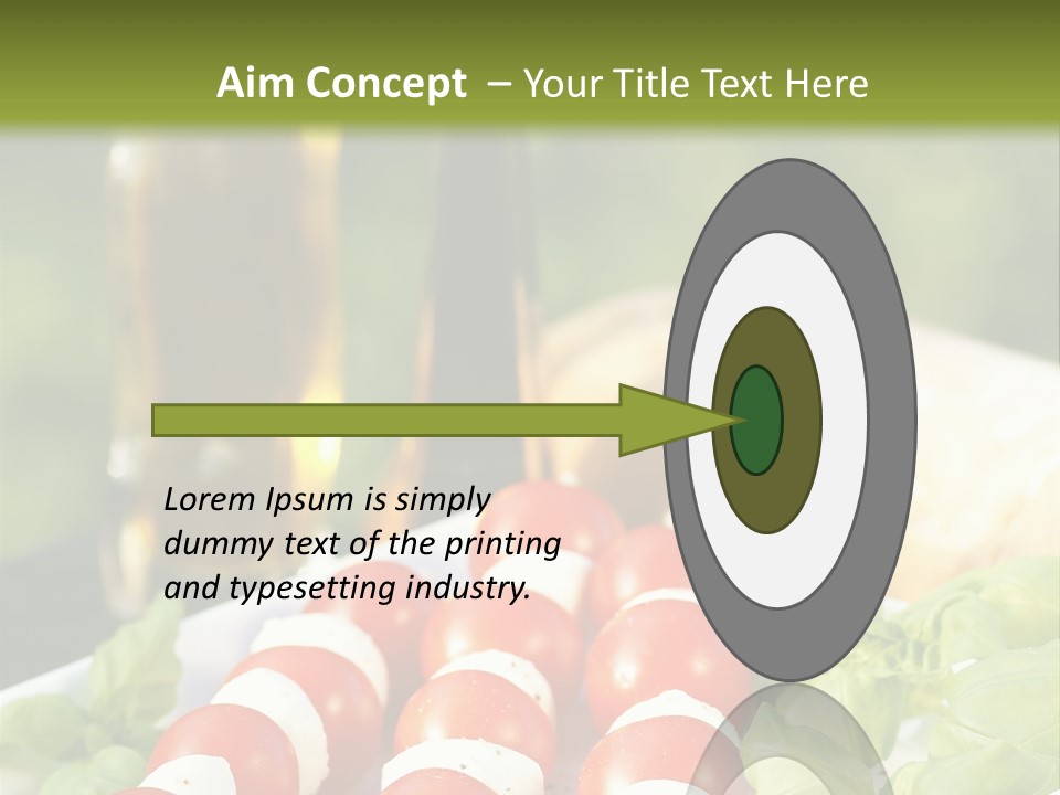 Vegetarisch Lecker Antipasto PowerPoint Template