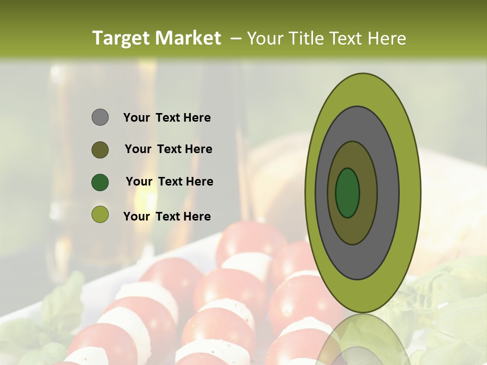 Vegetarisch Lecker Antipasto PowerPoint Template