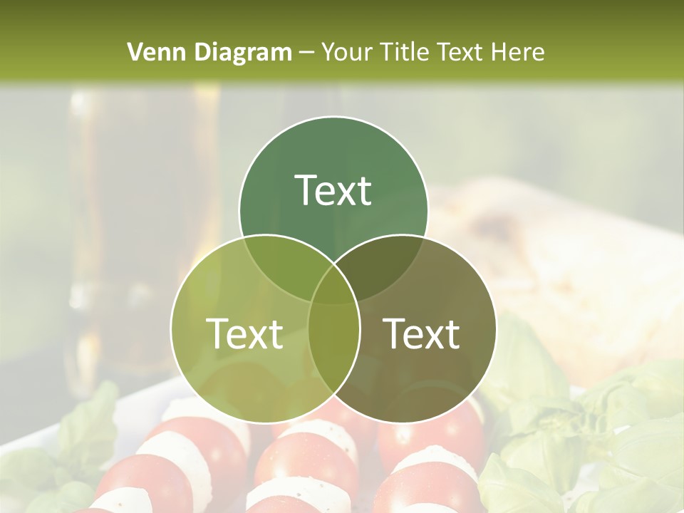 Vegetarisch Lecker Antipasto PowerPoint Template