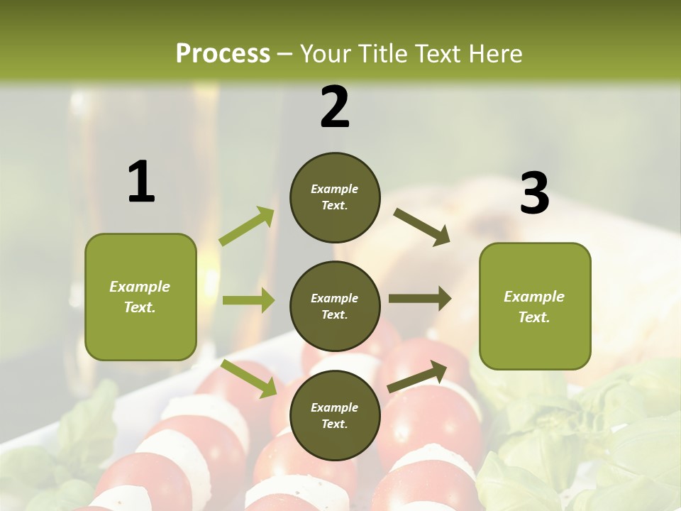 Vegetarisch Lecker Antipasto PowerPoint Template