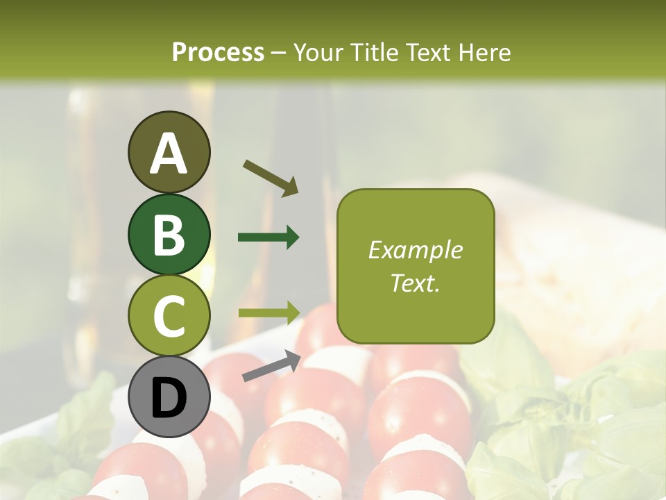 Vegetarisch Lecker Antipasto PowerPoint Template