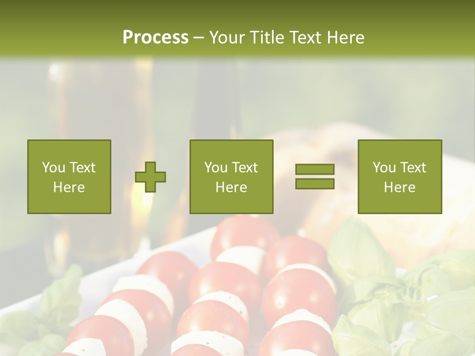 Vegetarisch Lecker Antipasto PowerPoint Template