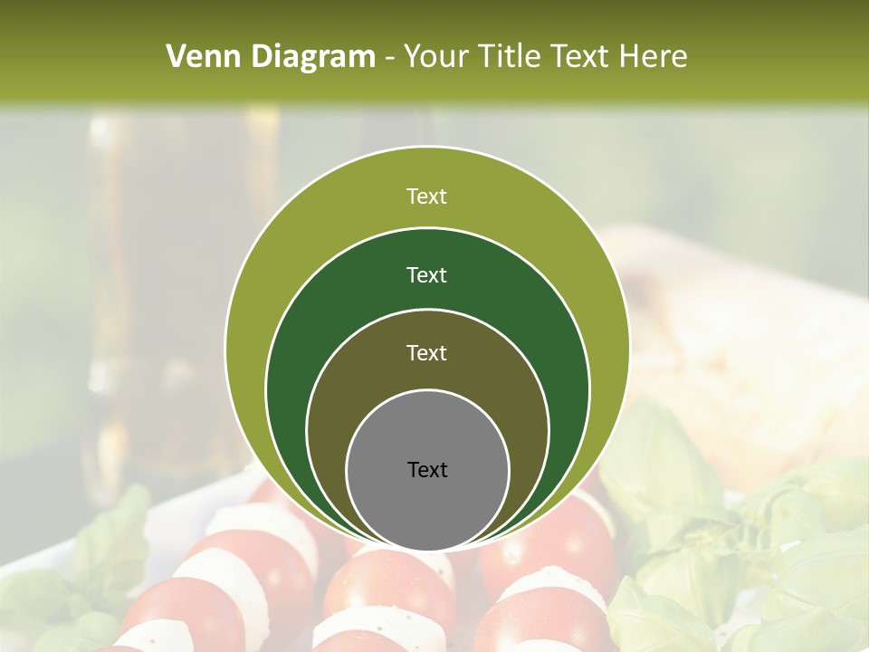 Vegetarisch Lecker Antipasto PowerPoint Template