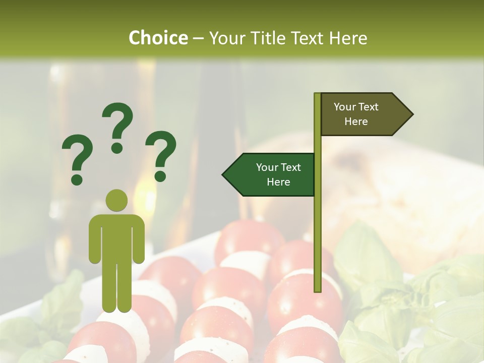 Vegetarisch Lecker Antipasto PowerPoint Template