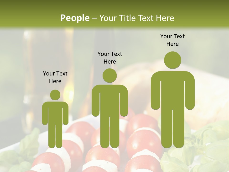 Vegetarisch Lecker Antipasto PowerPoint Template