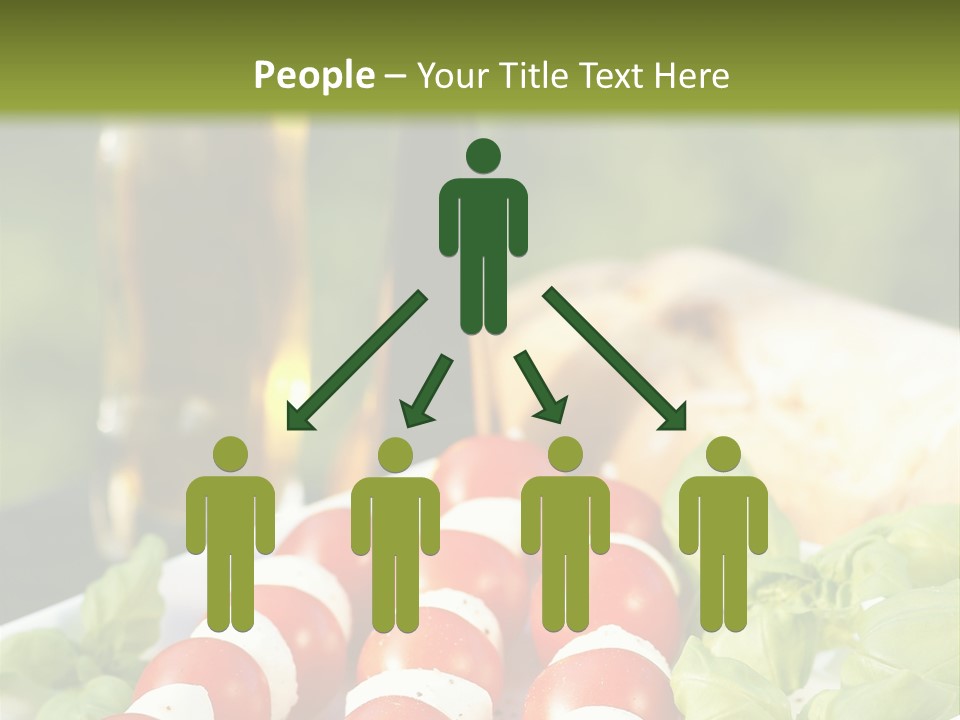 Vegetarisch Lecker Antipasto PowerPoint Template