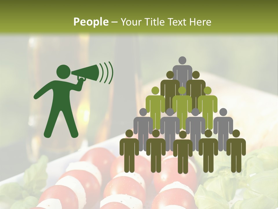 Vegetarisch Lecker Antipasto PowerPoint Template