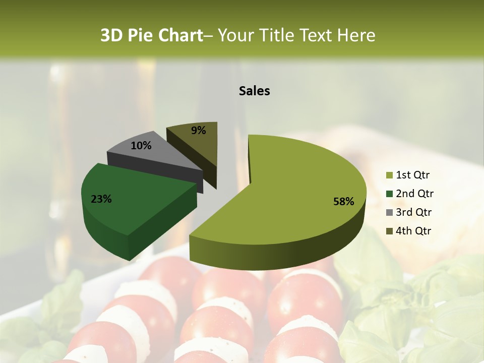 Vegetarisch Lecker Antipasto PowerPoint Template