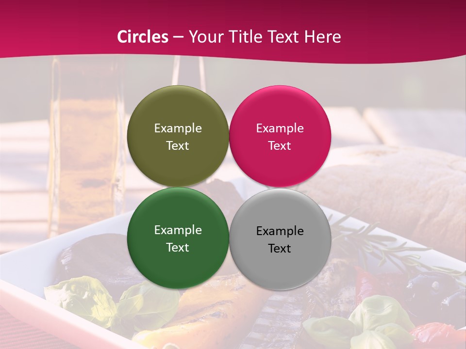 Brunch Abendessen Antipasto PowerPoint Template