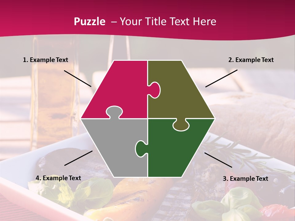 Brunch Abendessen Antipasto PowerPoint Template