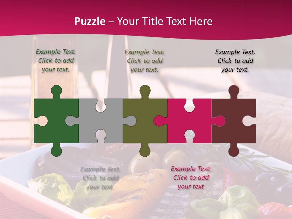 Brunch Abendessen Antipasto PowerPoint Template