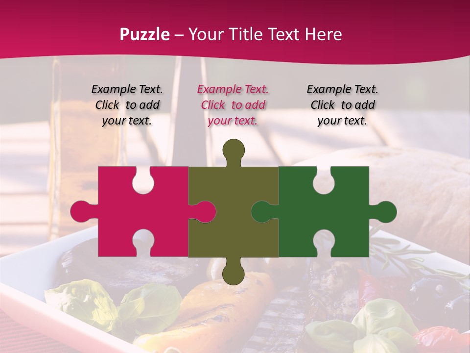 Brunch Abendessen Antipasto PowerPoint Template