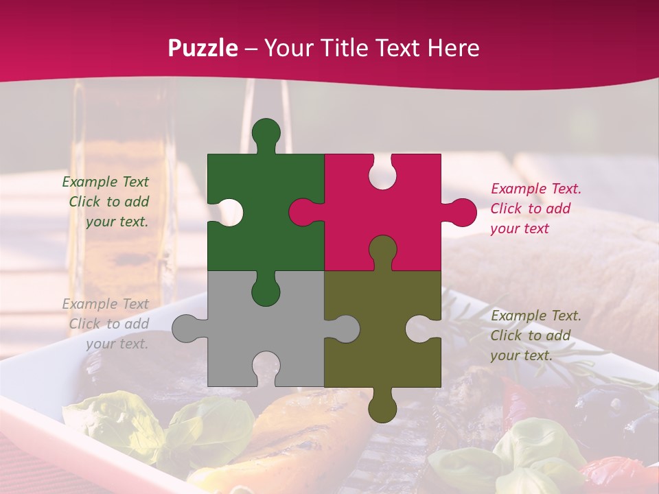 Brunch Abendessen Antipasto PowerPoint Template