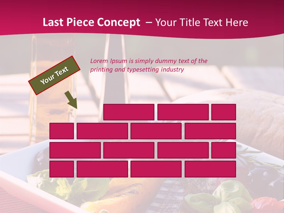 Brunch Abendessen Antipasto PowerPoint Template