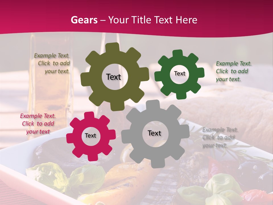 Brunch Abendessen Antipasto PowerPoint Template