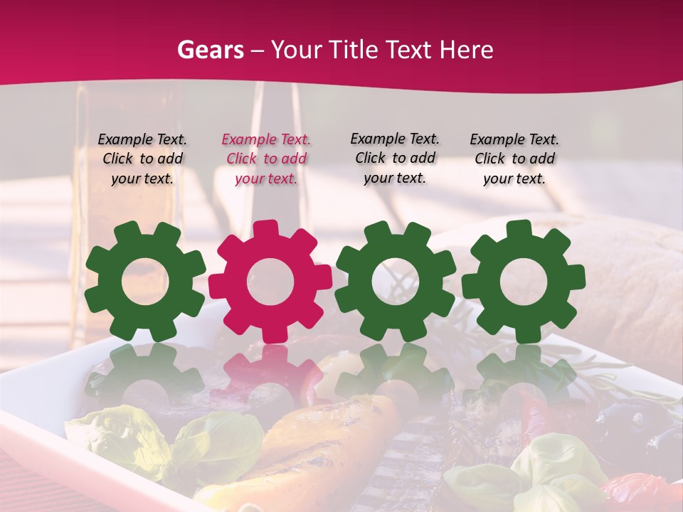 Brunch Abendessen Antipasto PowerPoint Template