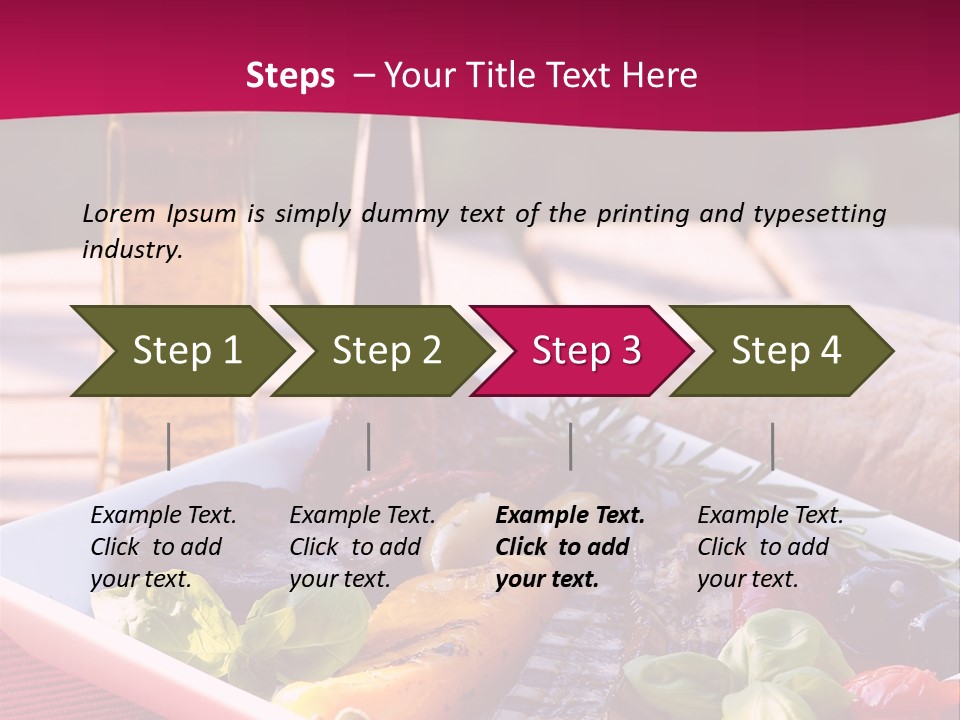 Brunch Abendessen Antipasto PowerPoint Template