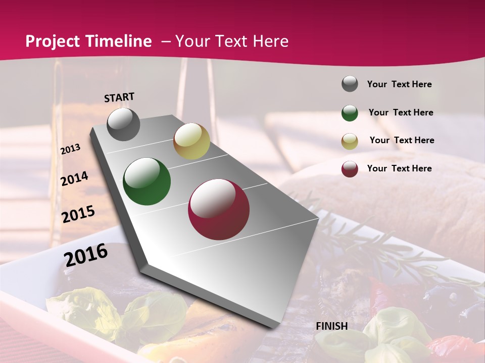 Brunch Abendessen Antipasto PowerPoint Template