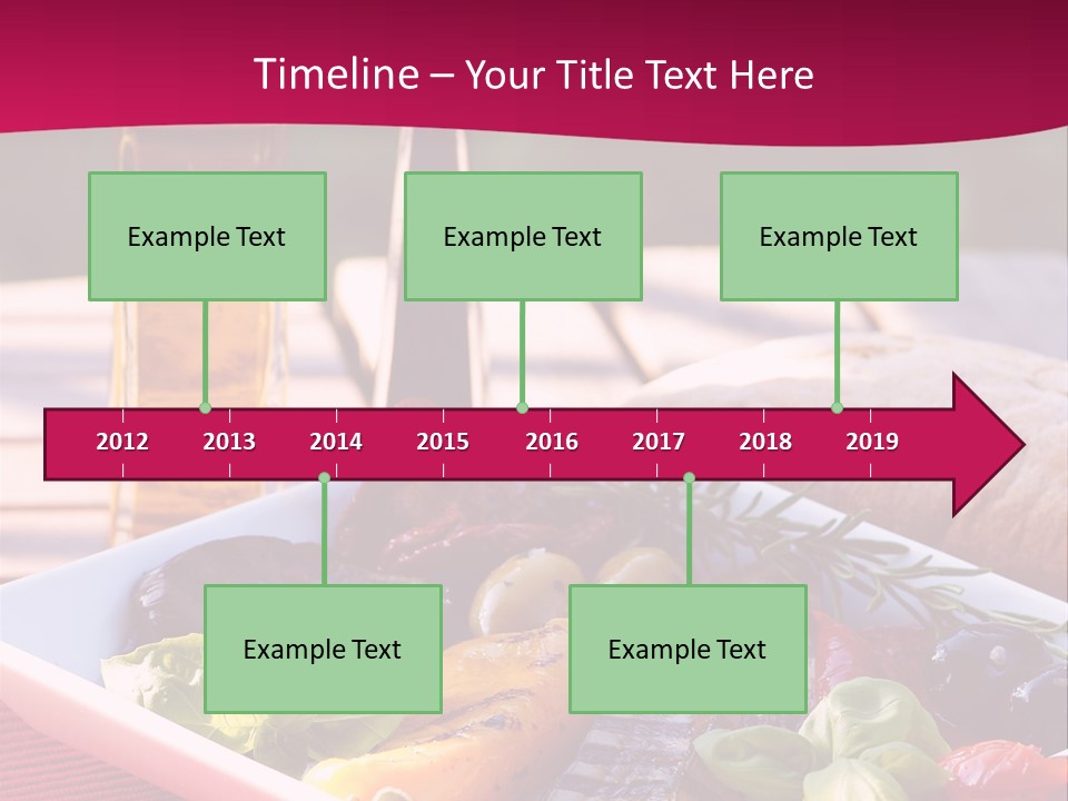 Brunch Abendessen Antipasto PowerPoint Template