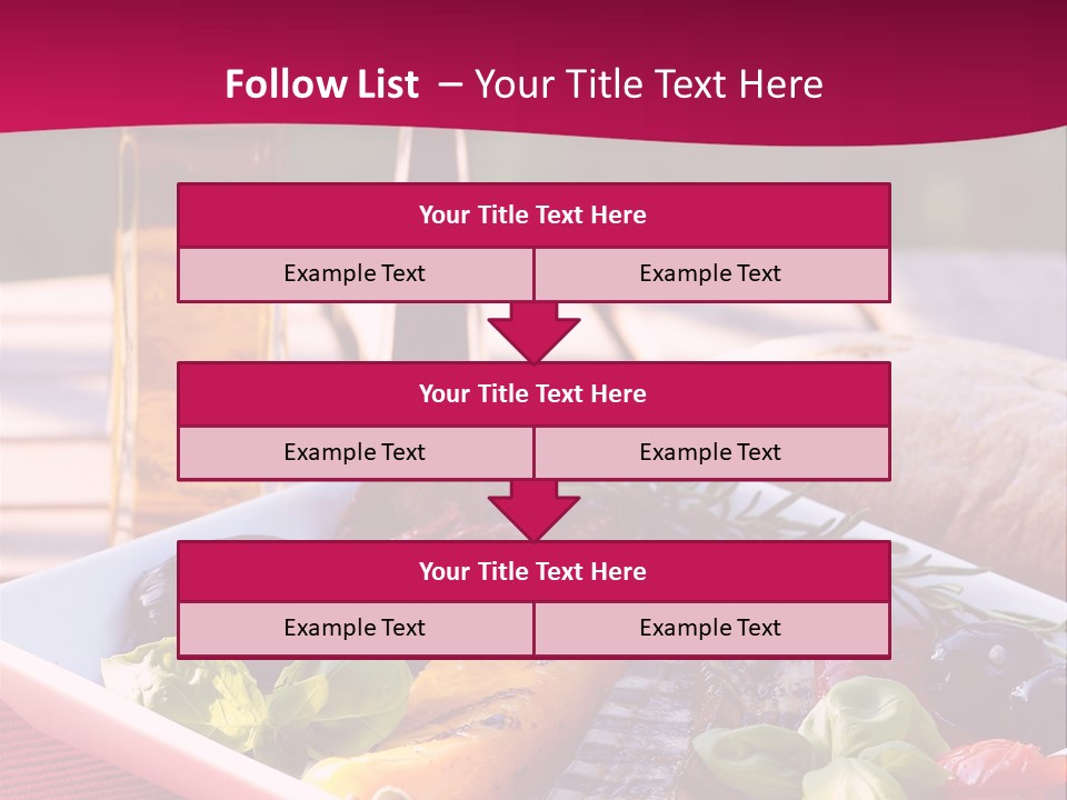 Brunch Abendessen Antipasto PowerPoint Template