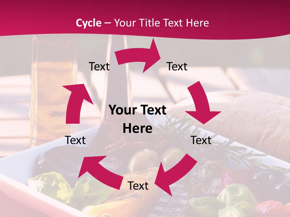 Brunch Abendessen Antipasto PowerPoint Template